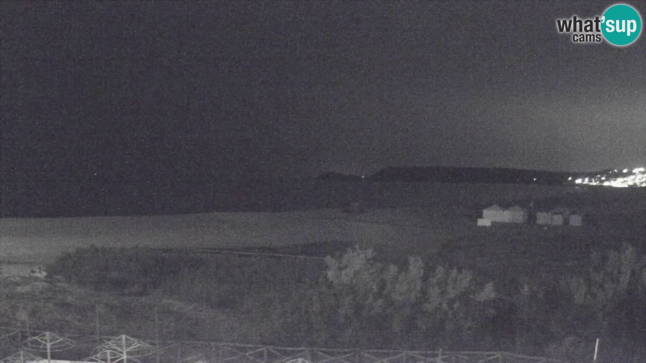 Webcam Torre dei Corsari – Vista live sulla spiaggia da Punta Usai