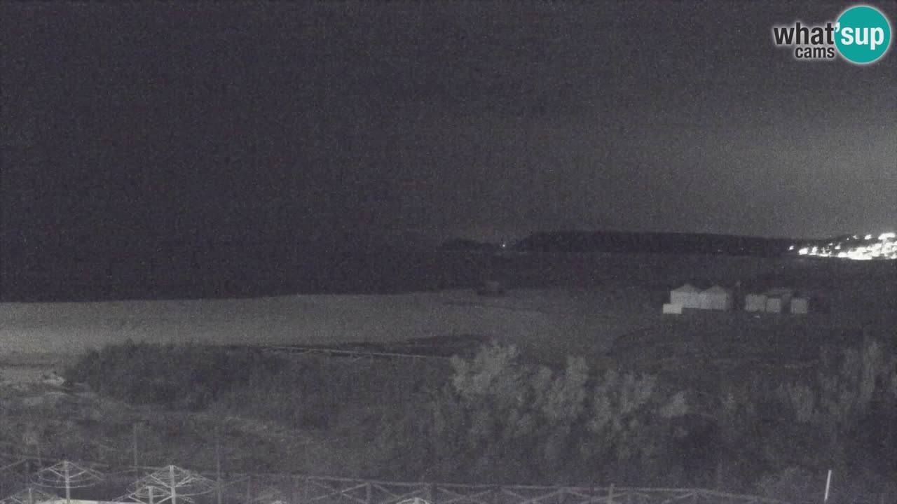 Webcam Torre dei Corsari – Vista live sulla spiaggia da Punta Usai