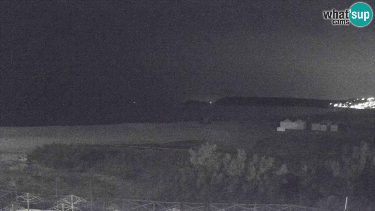 Webcam Torre dei Corsari – Liveblick auf den Strand von Punta Usai