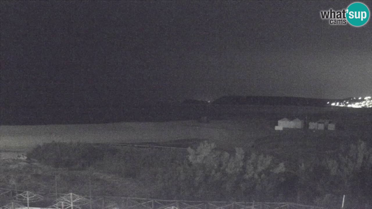 Webcam Torre dei Corsari – Vista live sulla spiaggia da Punta Usai