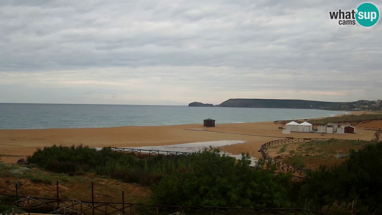 Webcam Torre dei Corsari – Vista live sulla spiaggia da Punta Usai