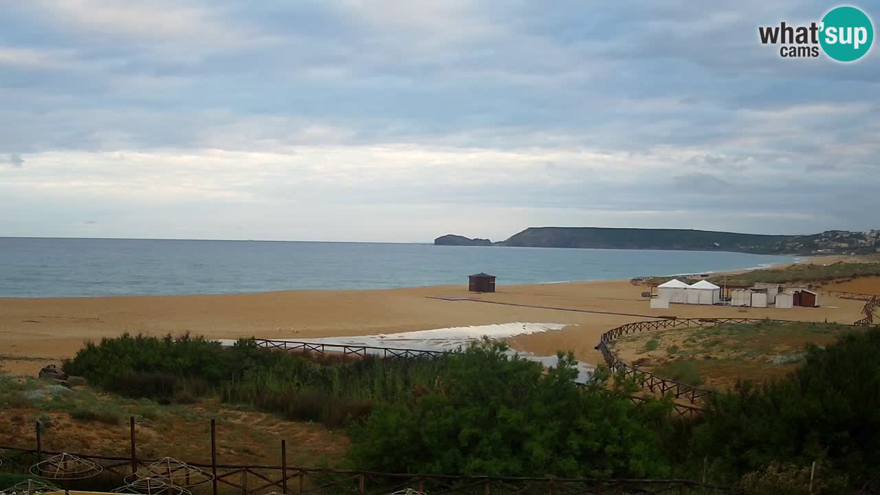 Cámara web Torre dei Corsari – Vista en directo de la playa desde Punta Usai