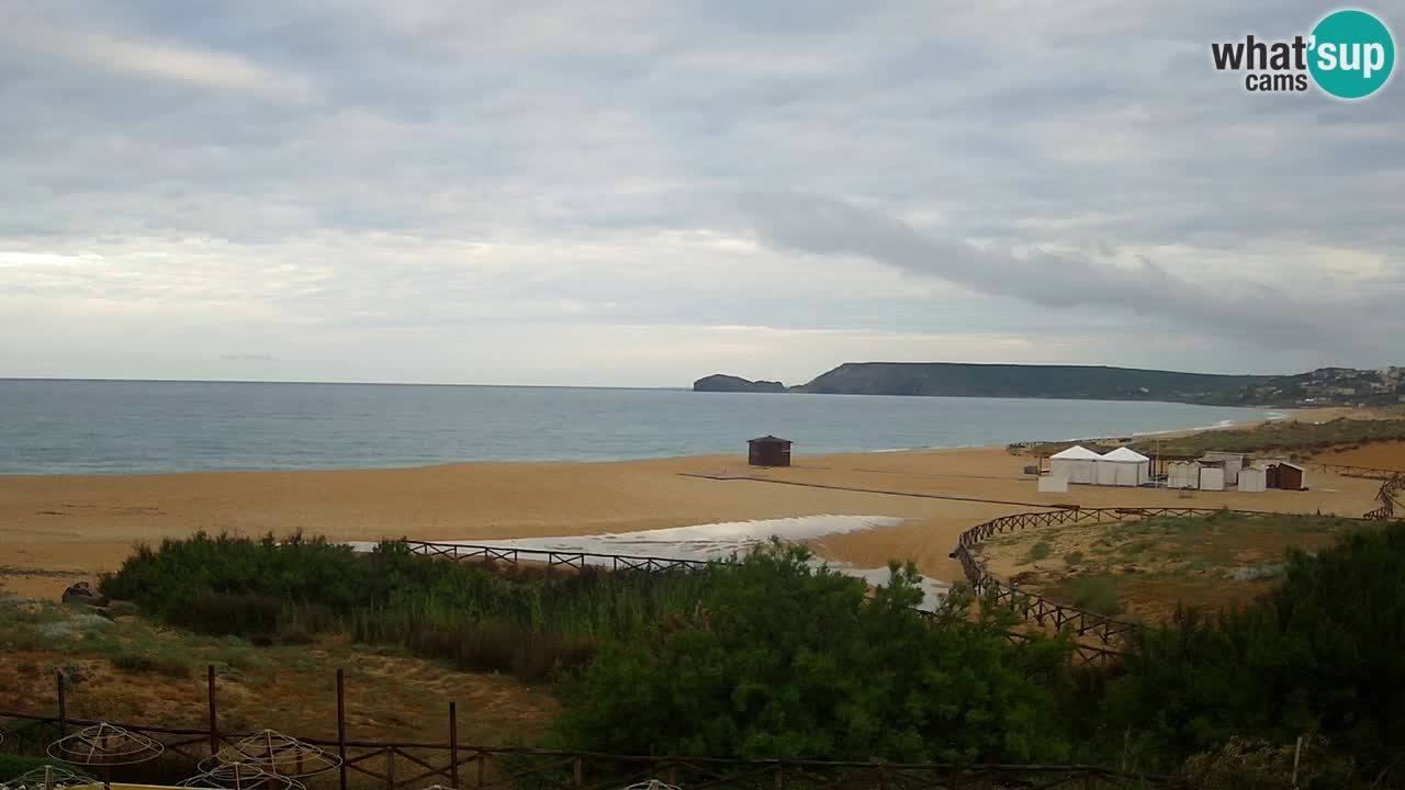 Cámara web Torre dei Corsari – Vista en directo de la playa desde Punta Usai