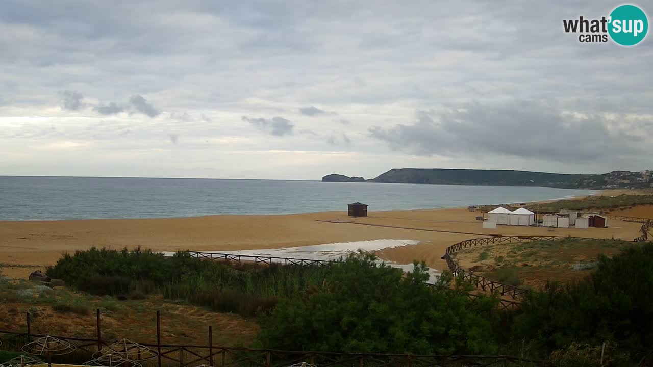 Cámara web Torre dei Corsari – Vista en directo de la playa desde Punta Usai