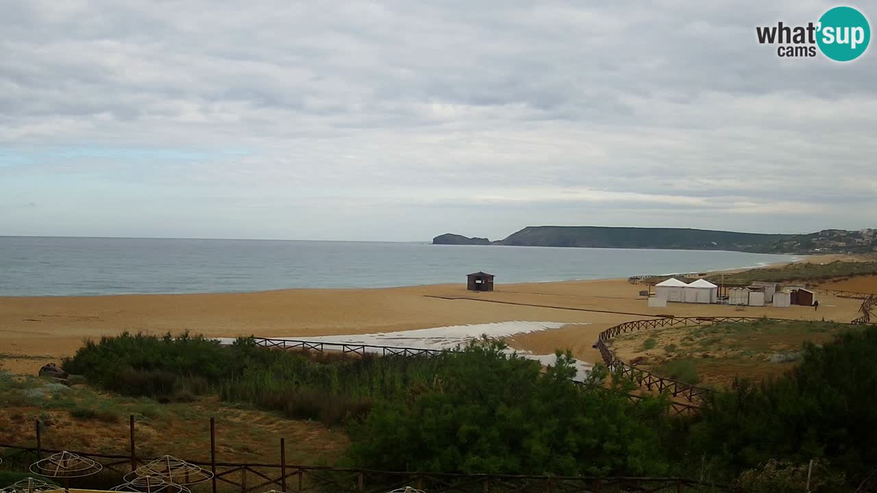 Cámara web Torre dei Corsari – Vista en directo de la playa desde Punta Usai