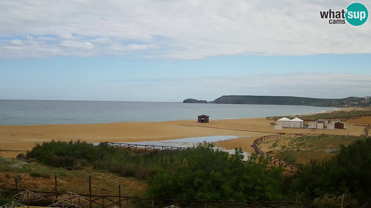 Webcam Torre dei Corsari – Liveblick auf den Strand von Punta Usai