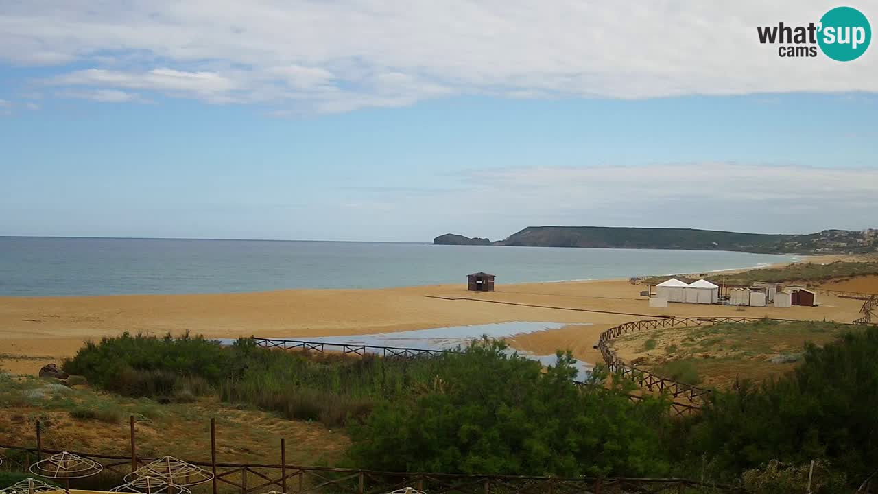 Webcam Torre dei Corsari – Vue en direct sur la plage depuis Punta Usai