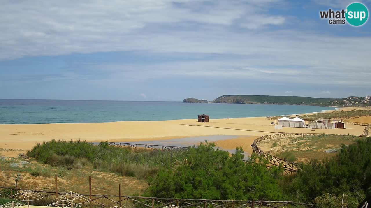 Webcam Torre dei Corsari – Liveblick auf den Strand von Punta Usai