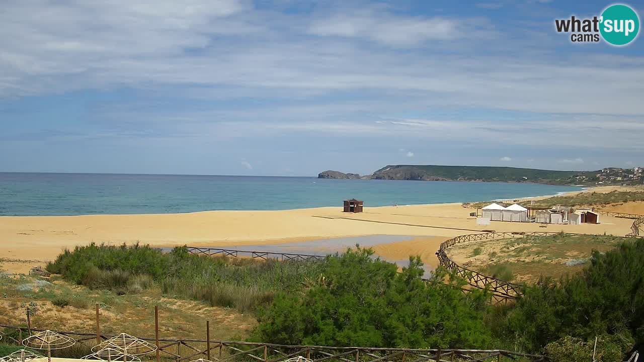 Webcam Torre dei Corsari – Liveblick auf den Strand von Punta Usai
