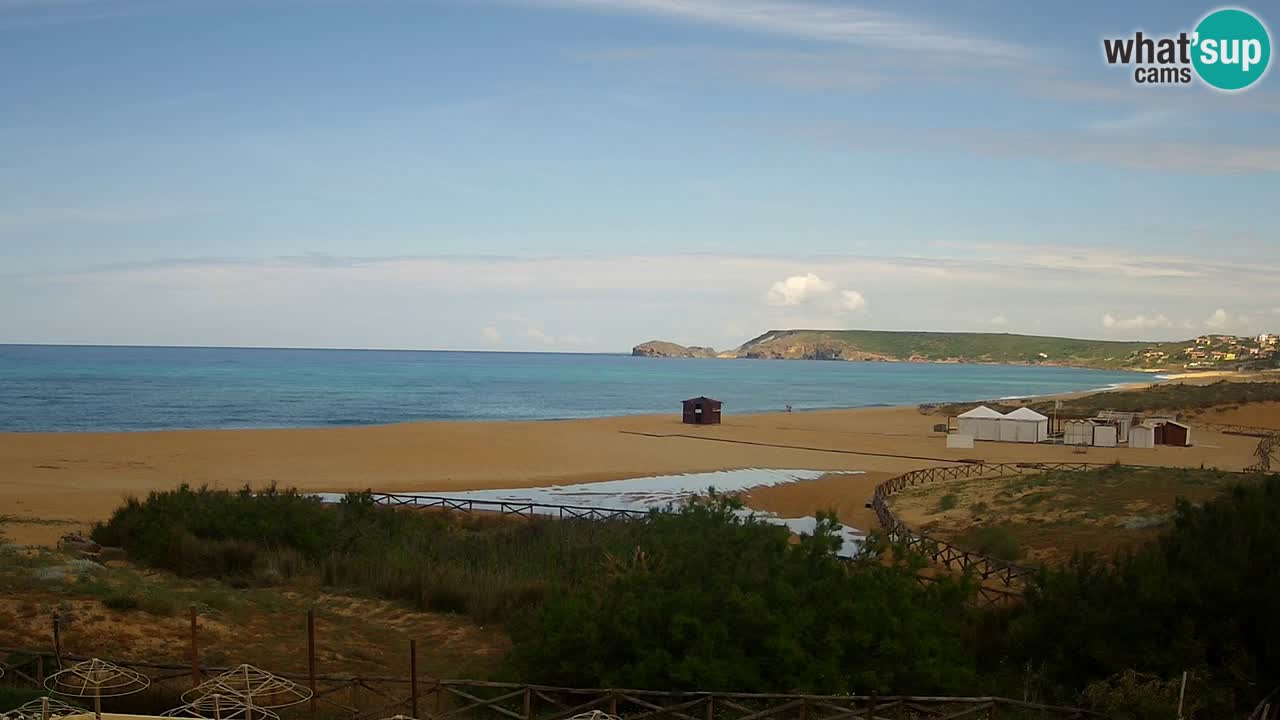 Webcam Torre dei Corsari – Vue en direct sur la plage depuis Punta Usai