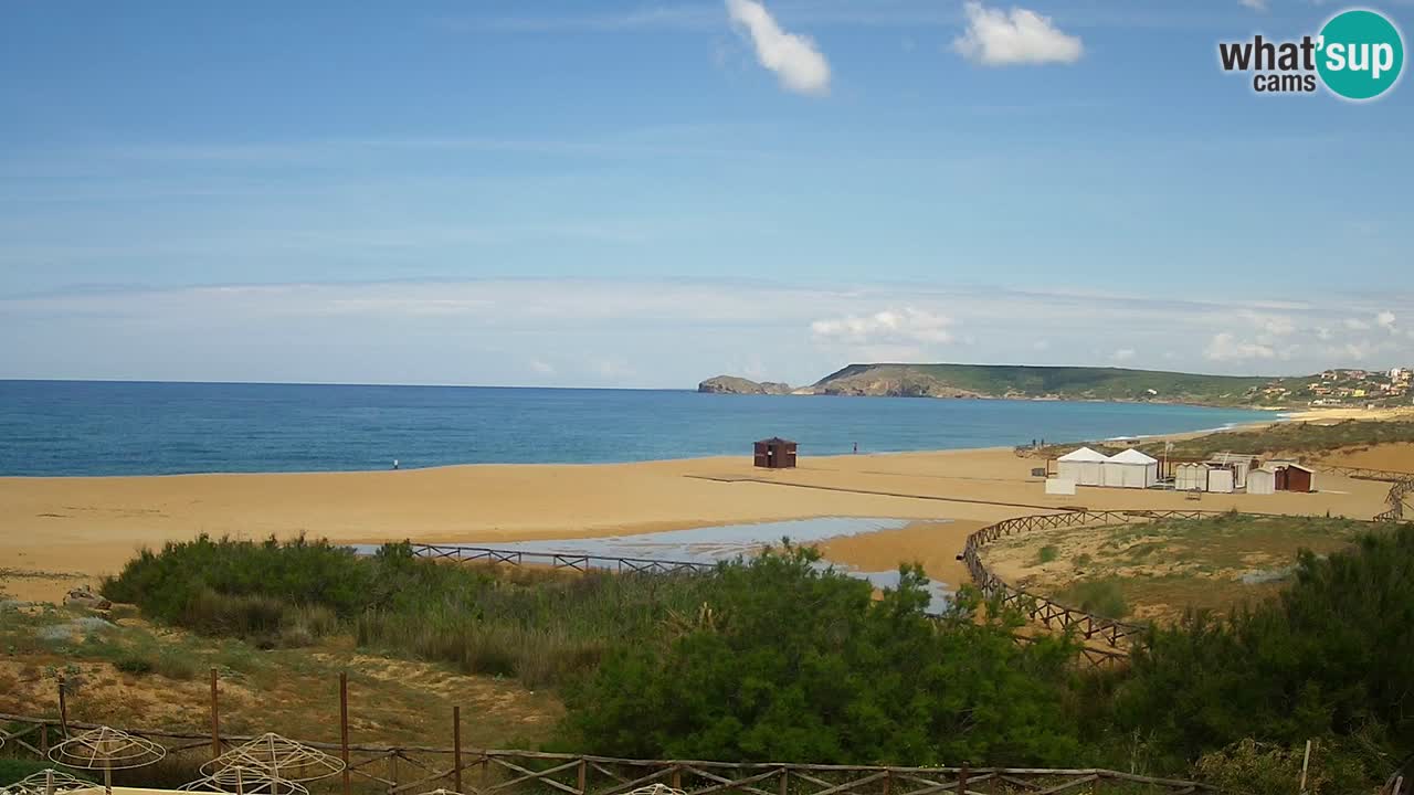Spletna kamera Torre dei Corsari – Pogled v živo na plažo s Punta Usai
