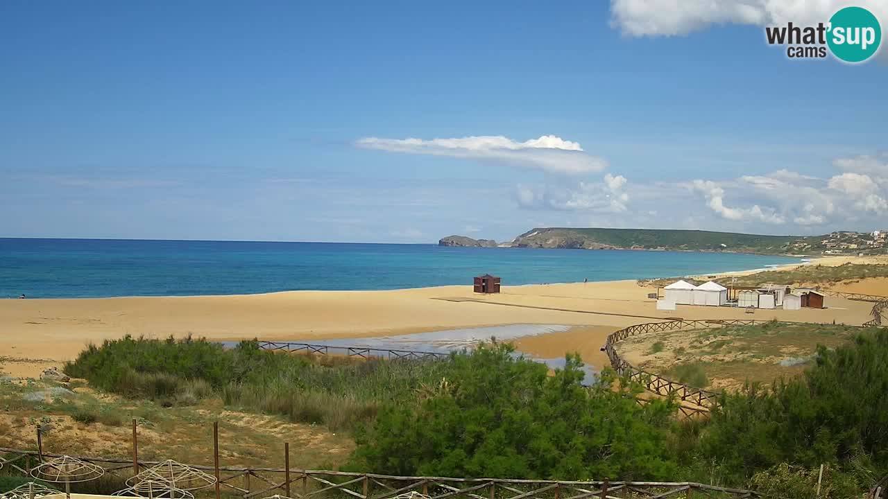 Cámara web Torre dei Corsari – Vista en directo de la playa desde Punta Usai