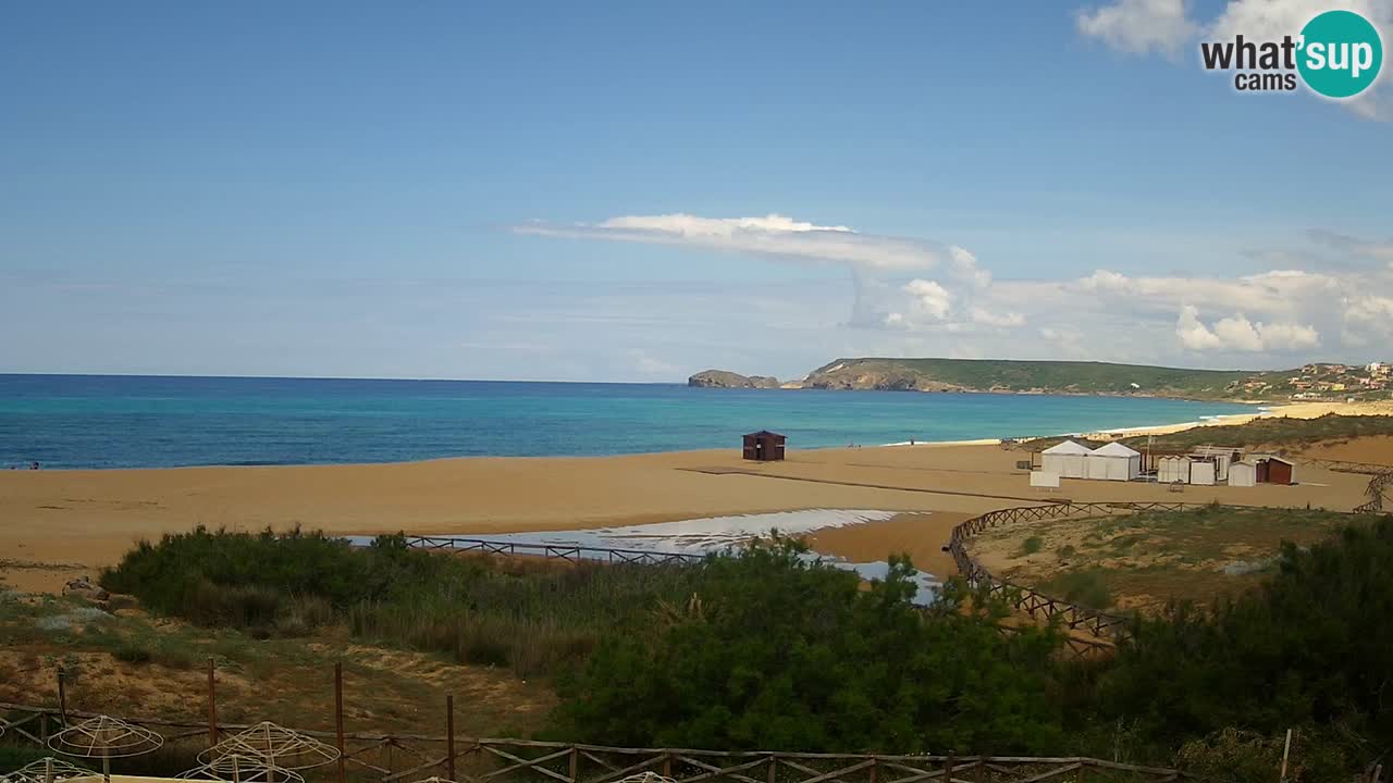 Webcam Torre dei Corsari – Vue en direct sur la plage depuis Punta Usai
