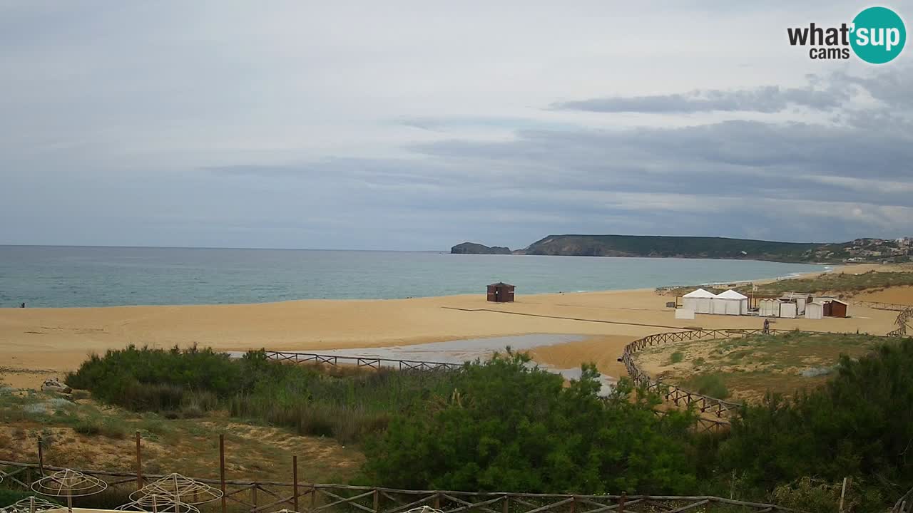 Webcam Torre dei Corsari – Vista live sulla spiaggia da Punta Usai