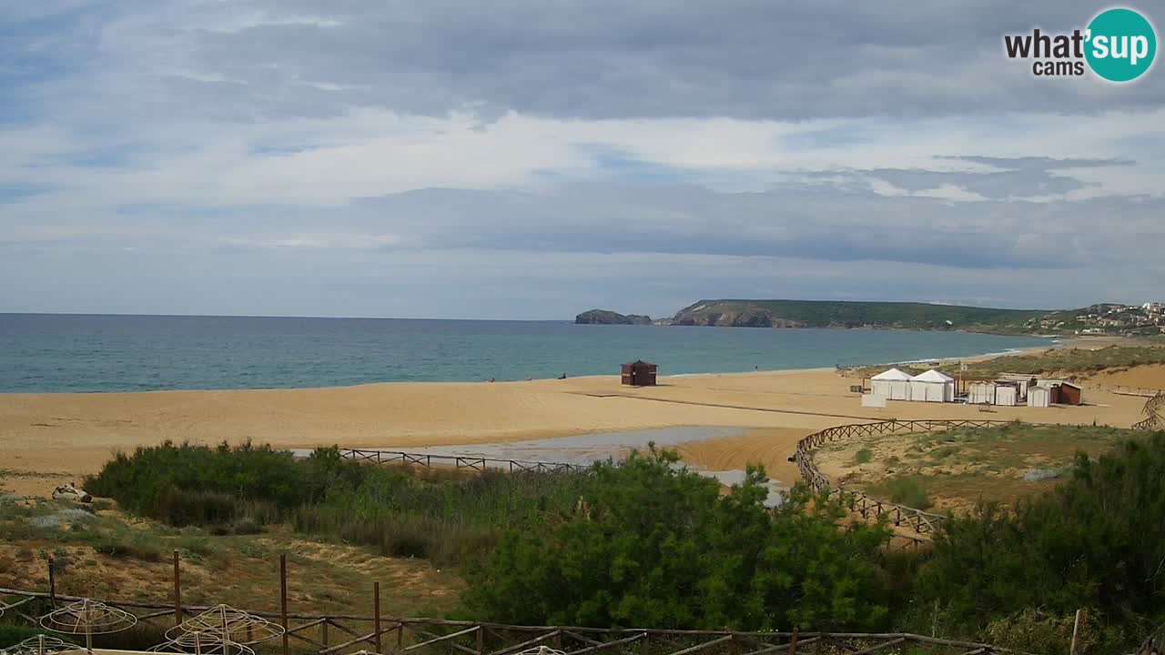 Cámara web Torre dei Corsari – Vista en directo de la playa desde Punta Usai