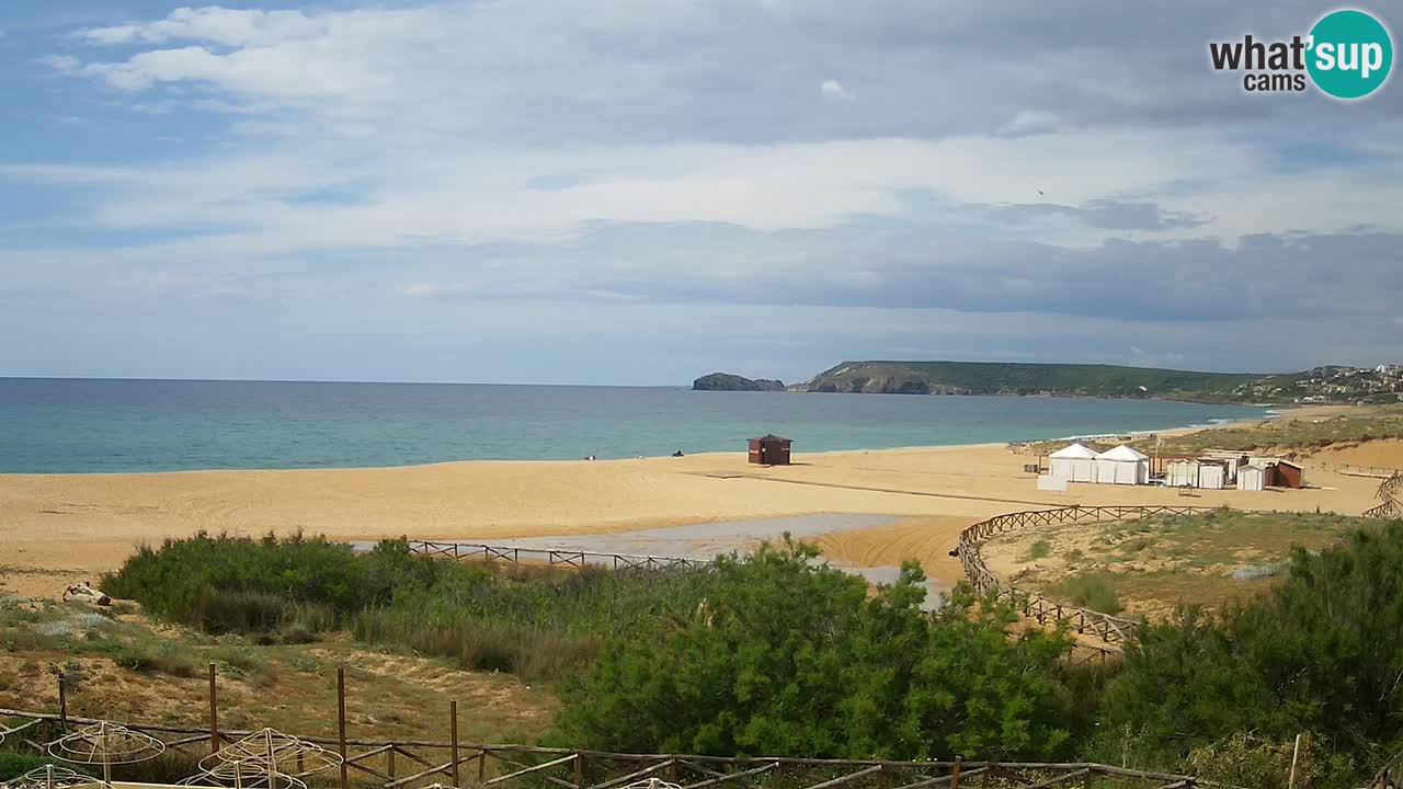 Web kamera Torre dei Corsari – Pogled uživo na plažu s Punta Usai