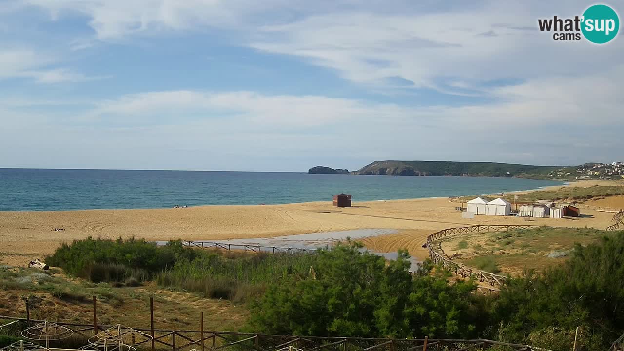 Webcam Torre dei Corsari – Vista live sulla spiaggia da Punta Usai