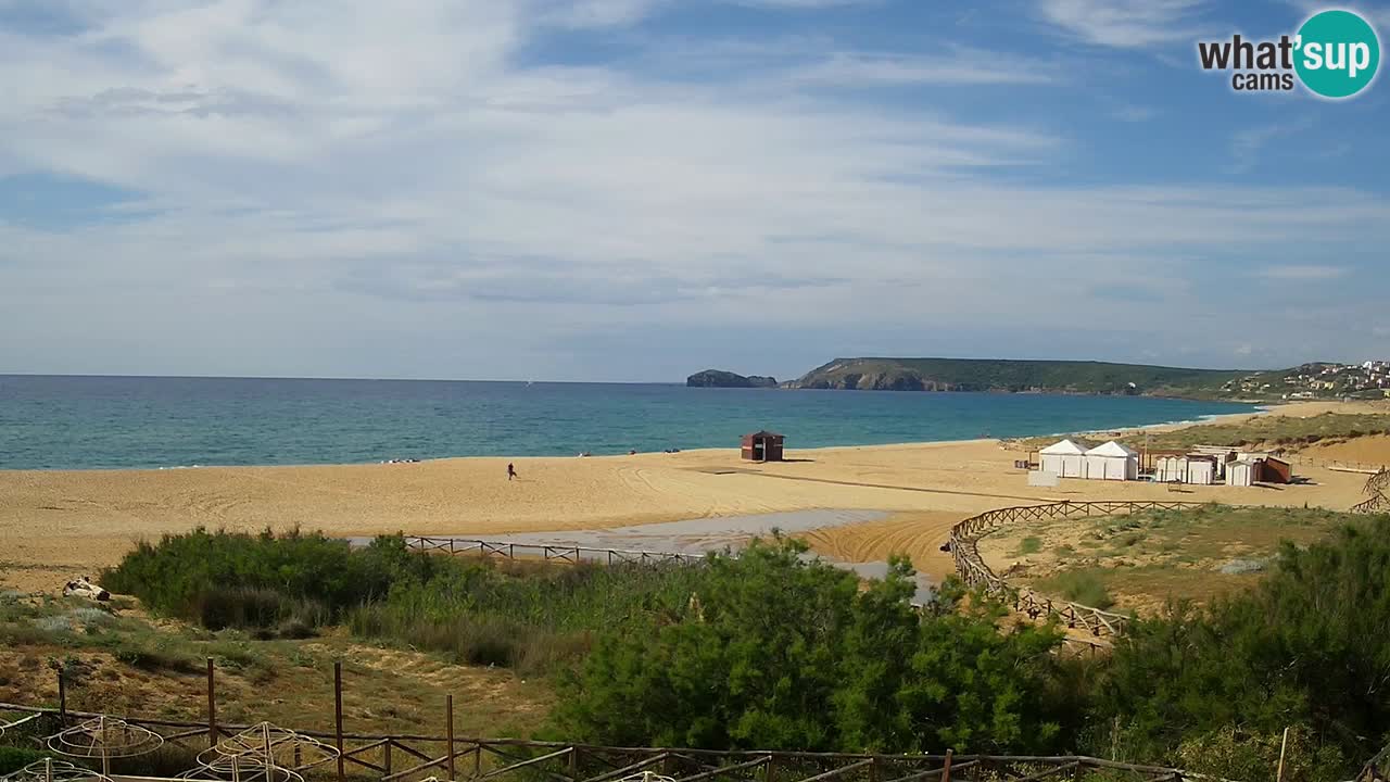 Webcam Torre dei Corsari – Vista live sulla spiaggia da Punta Usai