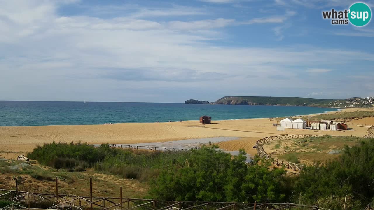 Cámara web Torre dei Corsari – Vista en directo de la playa desde Punta Usai