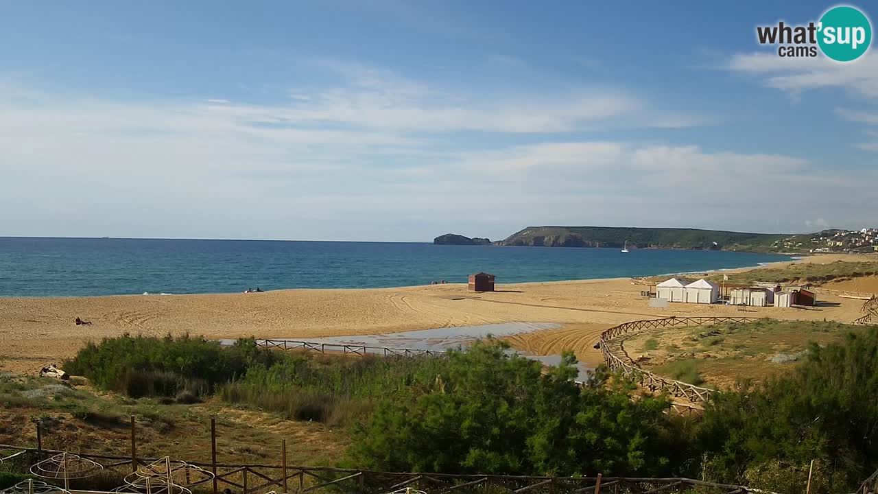 Webcam Torre dei Corsari – Vue en direct sur la plage depuis Punta Usai
