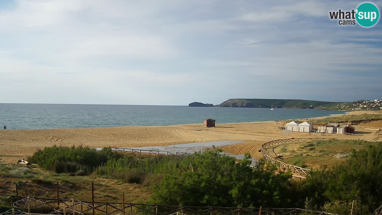Webcam Torre dei Corsari – Liveblick auf den Strand von Punta Usai