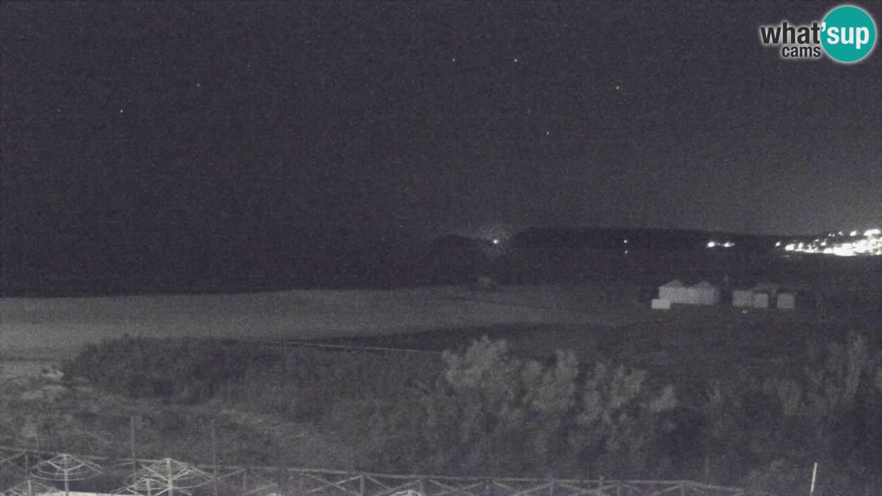 Webcam Torre dei Corsari – Vue en direct sur la plage depuis Punta Usai