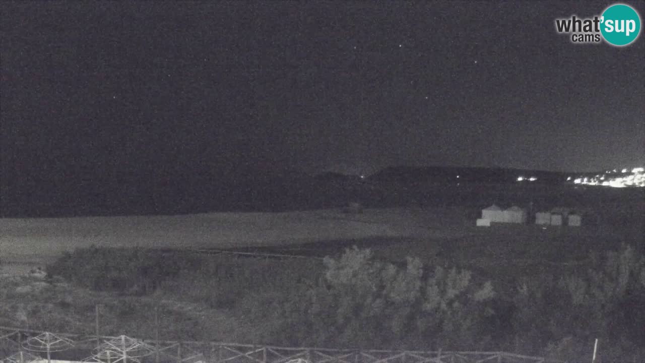 Webcam Torre dei Corsari – Liveblick auf den Strand von Punta Usai