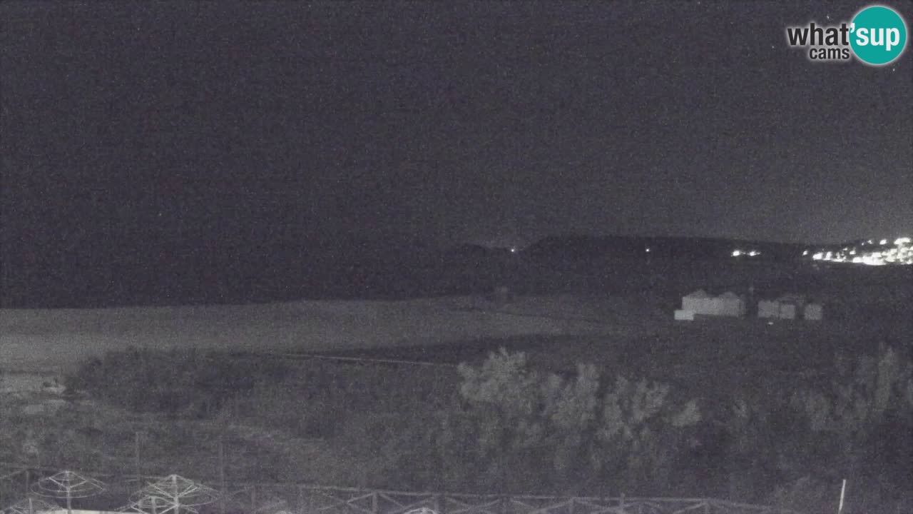 Webcam Torre dei Corsari – Vista live sulla spiaggia da Punta Usai