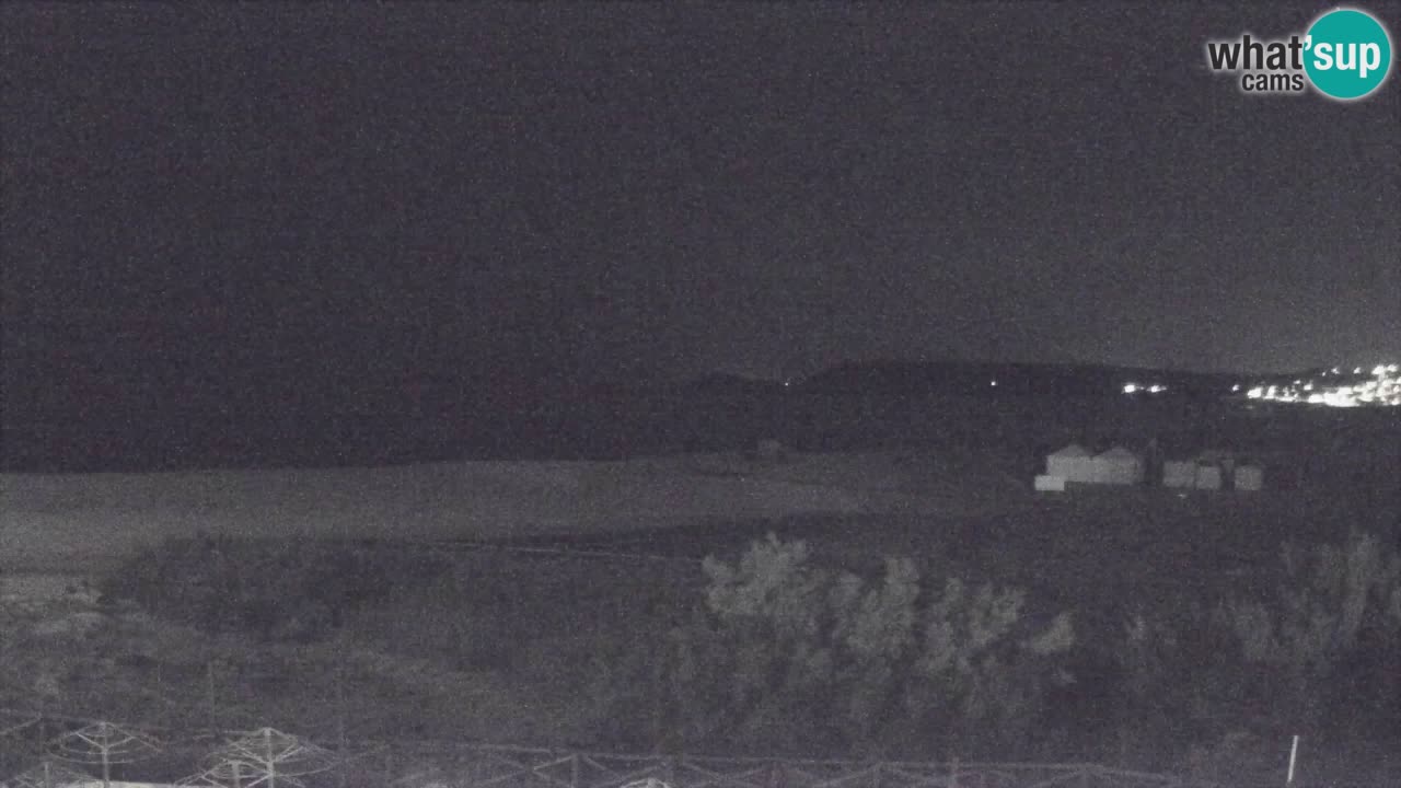 Webcam Torre dei Corsari – Vista live sulla spiaggia da Punta Usai