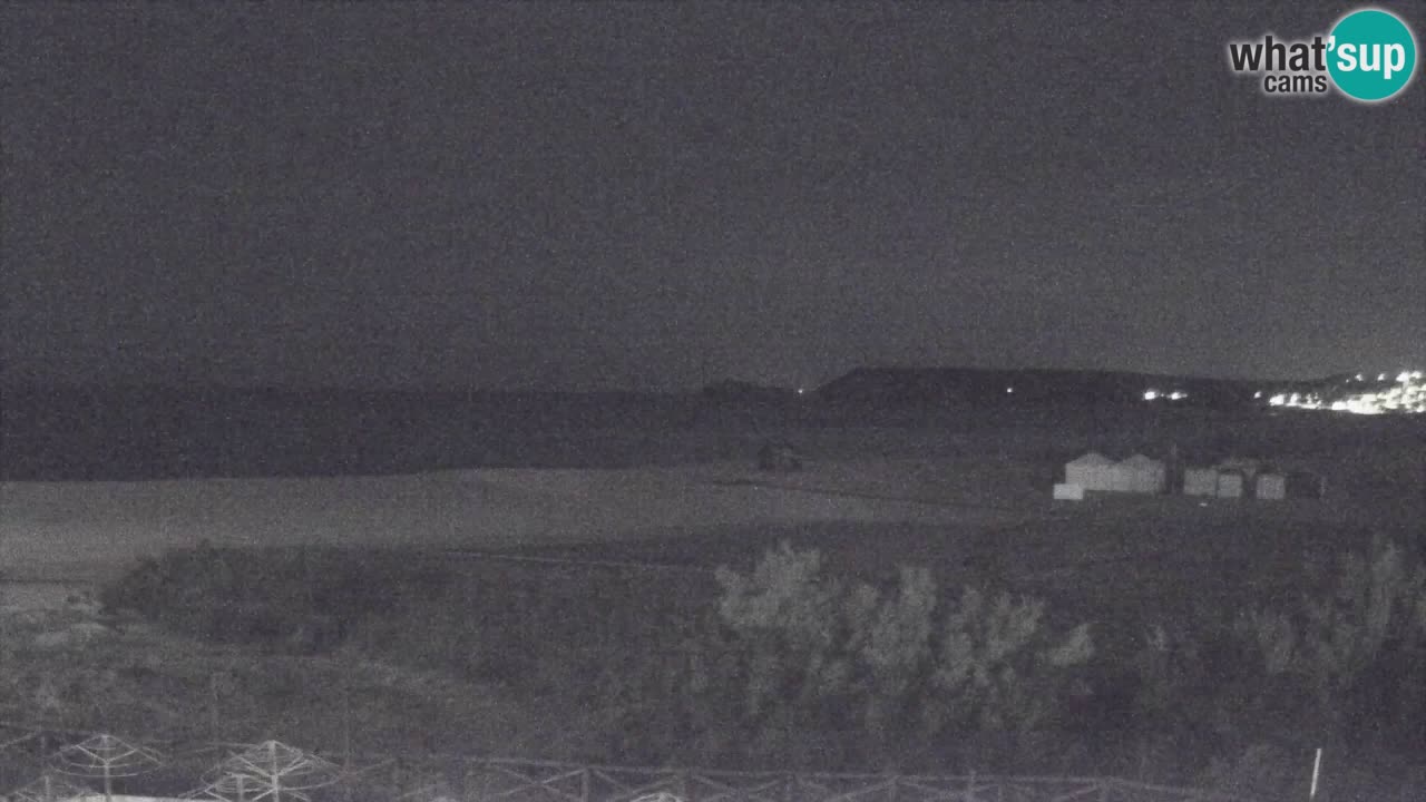 Cámara web Torre dei Corsari – Vista en directo de la playa desde Punta Usai