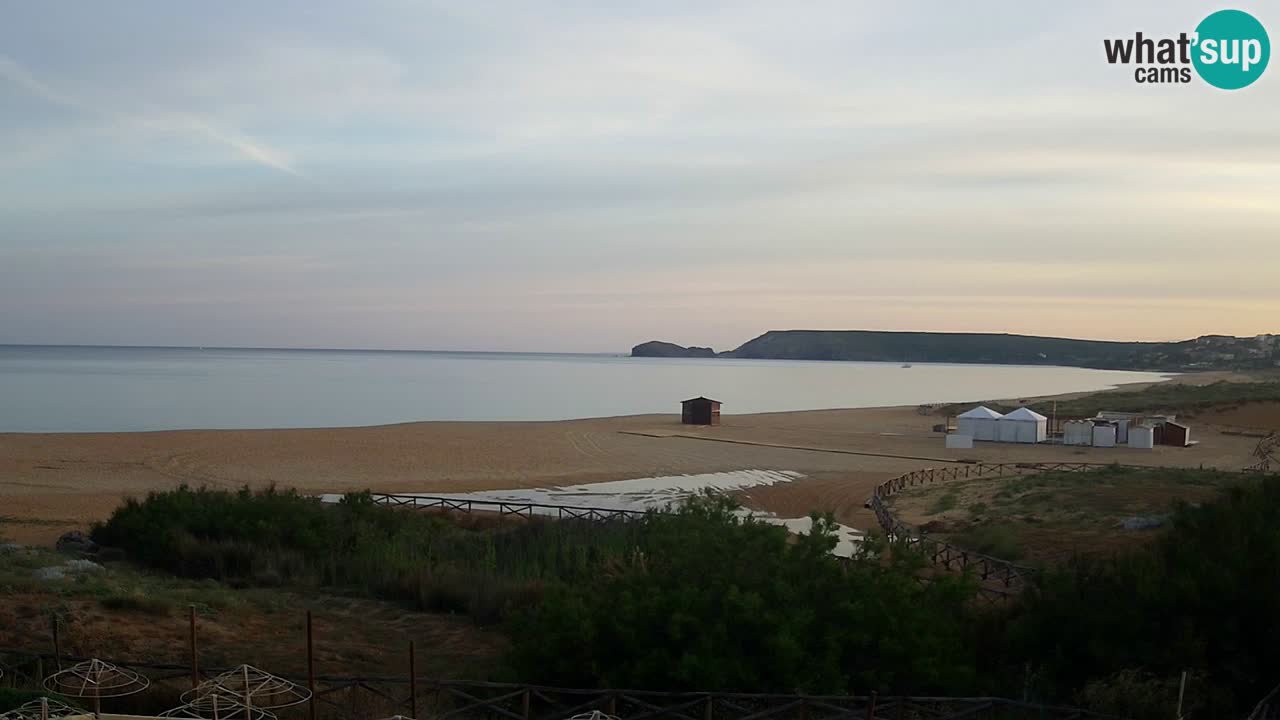 Webcam Torre dei Corsari – Vue en direct sur la plage depuis Punta Usai
