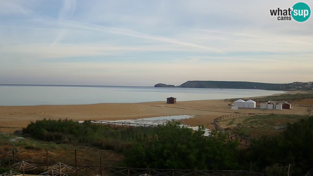 Cámara web Torre dei Corsari – Vista en directo de la playa desde Punta Usai