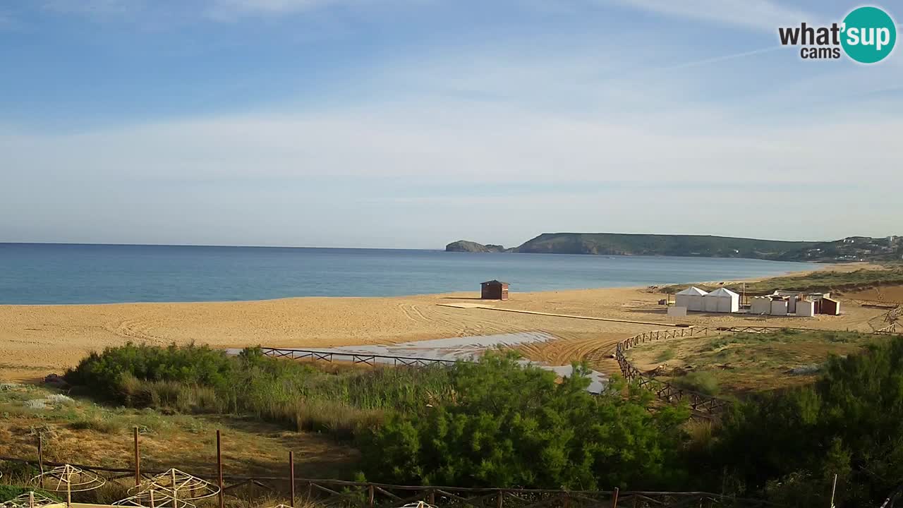 Spletna kamera Torre dei Corsari – Pogled v živo na plažo s Punta Usai