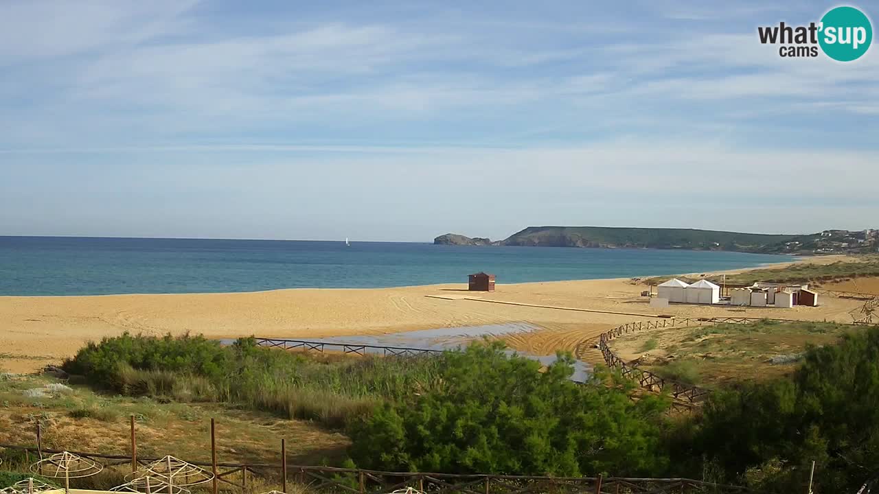 Webcam Torre dei Corsari – Vue en direct sur la plage depuis Punta Usai