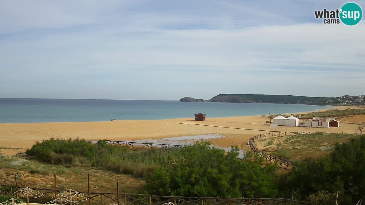 Webcam Torre dei Corsari – Vista live sulla spiaggia da Punta Usai