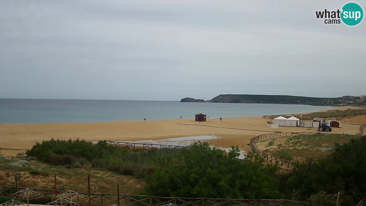 Webcam Torre dei Corsari – Vue en direct sur la plage depuis Punta Usai