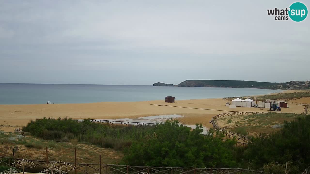 Webcam Torre dei Corsari – Vista live sulla spiaggia da Punta Usai