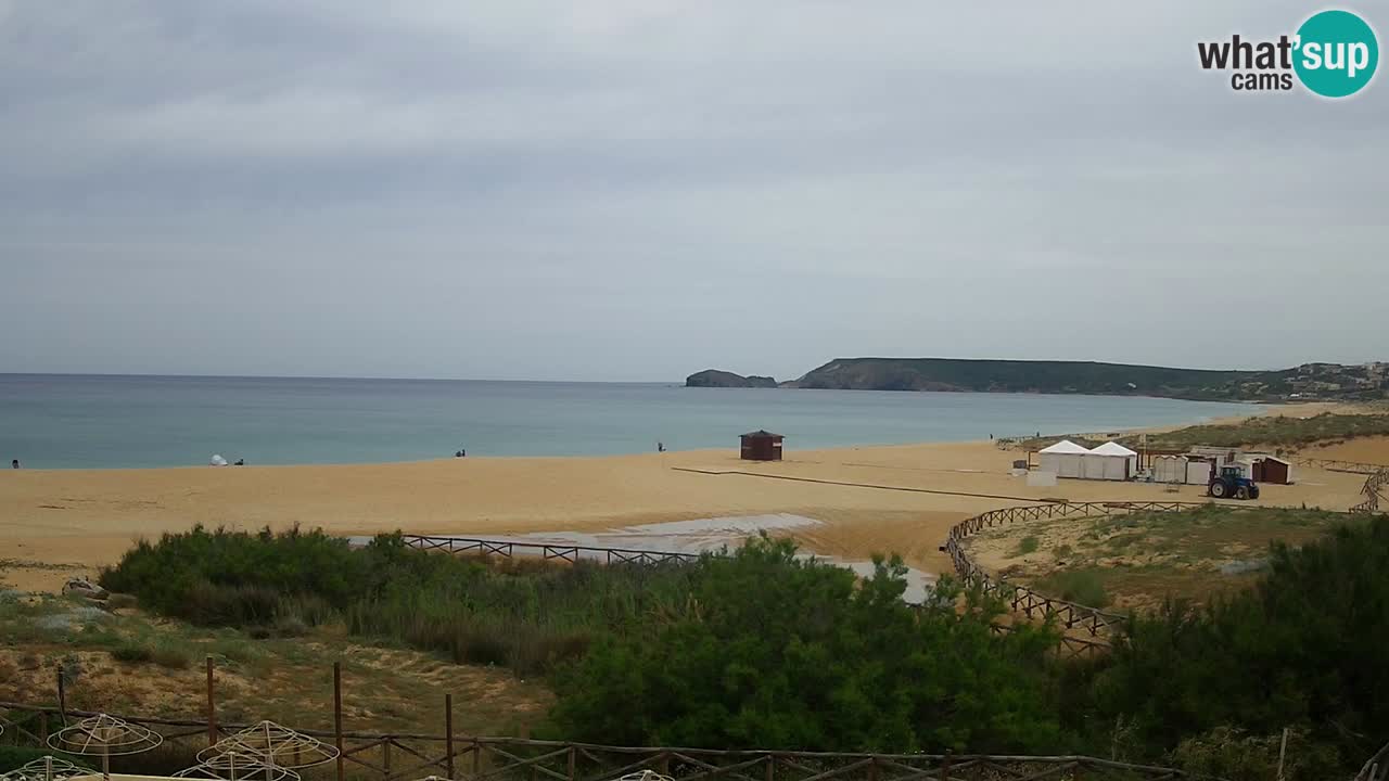 Webcam Torre dei Corsari – Liveblick auf den Strand von Punta Usai