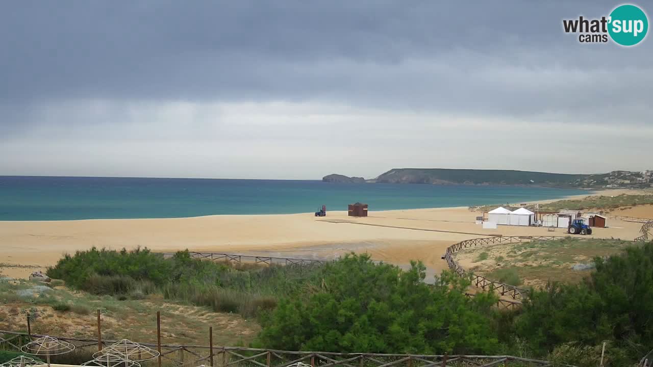 Webcam Torre dei Corsari – Vista live sulla spiaggia da Punta Usai
