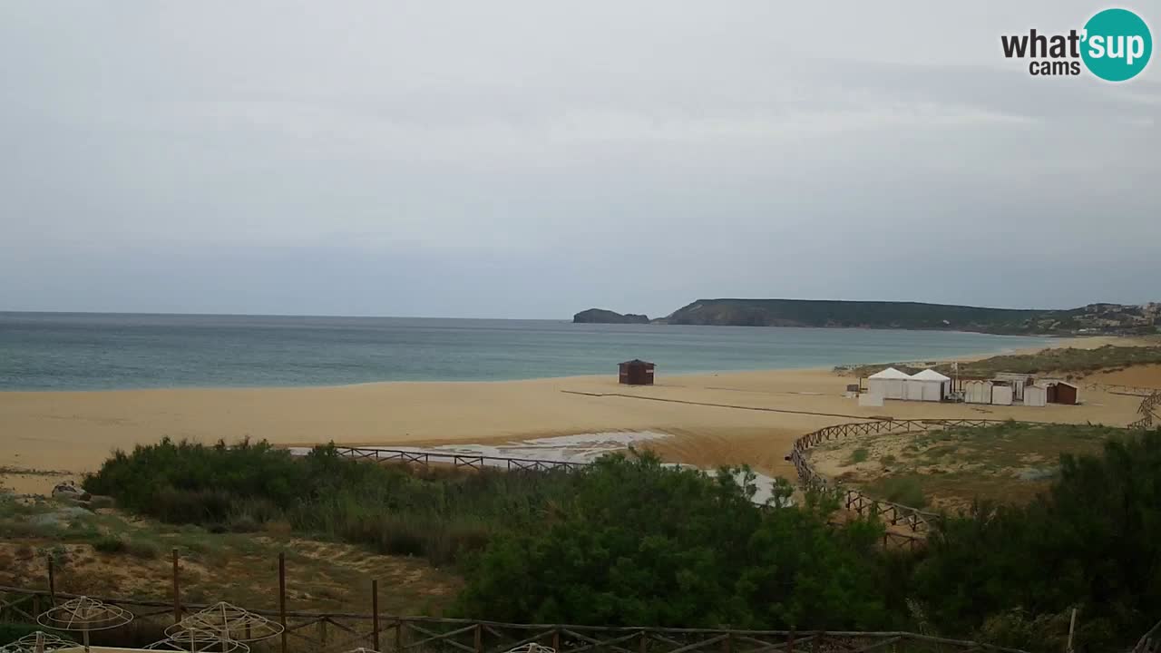 Webcam Torre dei Corsari – Vista live sulla spiaggia da Punta Usai