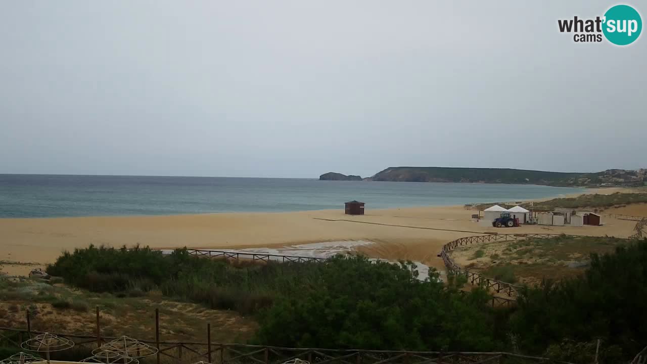 Cámara web Torre dei Corsari – Vista en directo de la playa desde Punta Usai