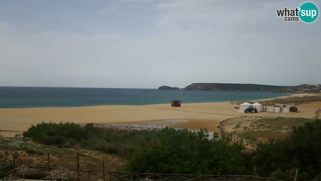 Webcam Torre dei Corsari – Liveblick auf den Strand von Punta Usai