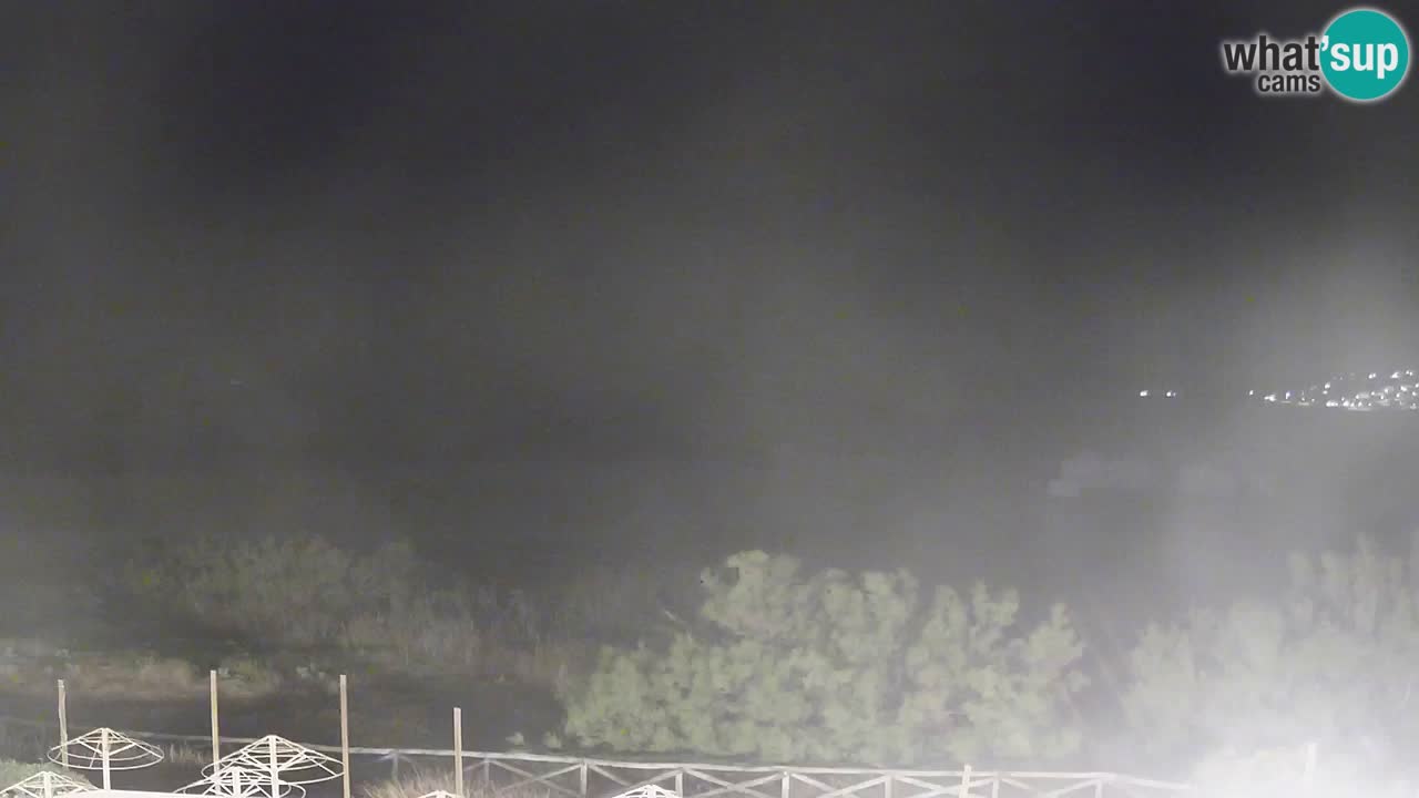 Webcam Torre dei Corsari – Vista live sulla spiaggia da Punta Usai