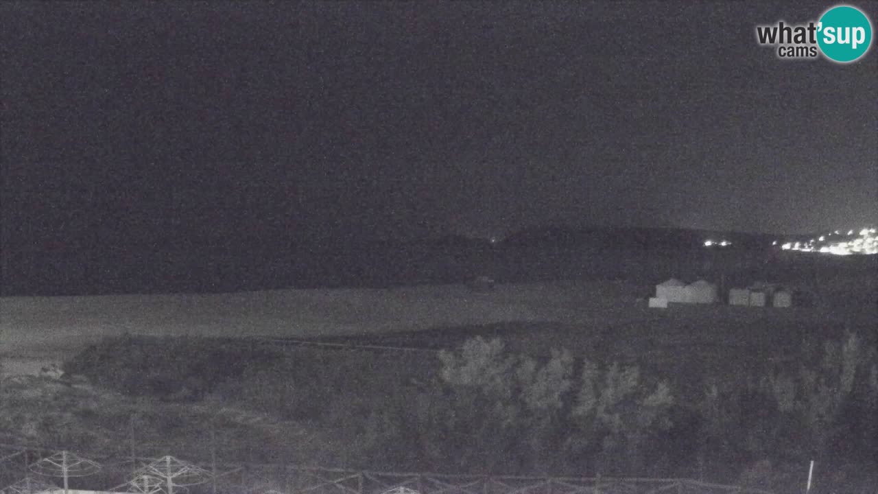Webcam Torre dei Corsari – Vue en direct sur la plage depuis Punta Usai