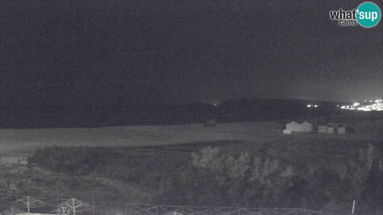 Cámara web Torre dei Corsari – Vista en directo de la playa desde Punta Usai