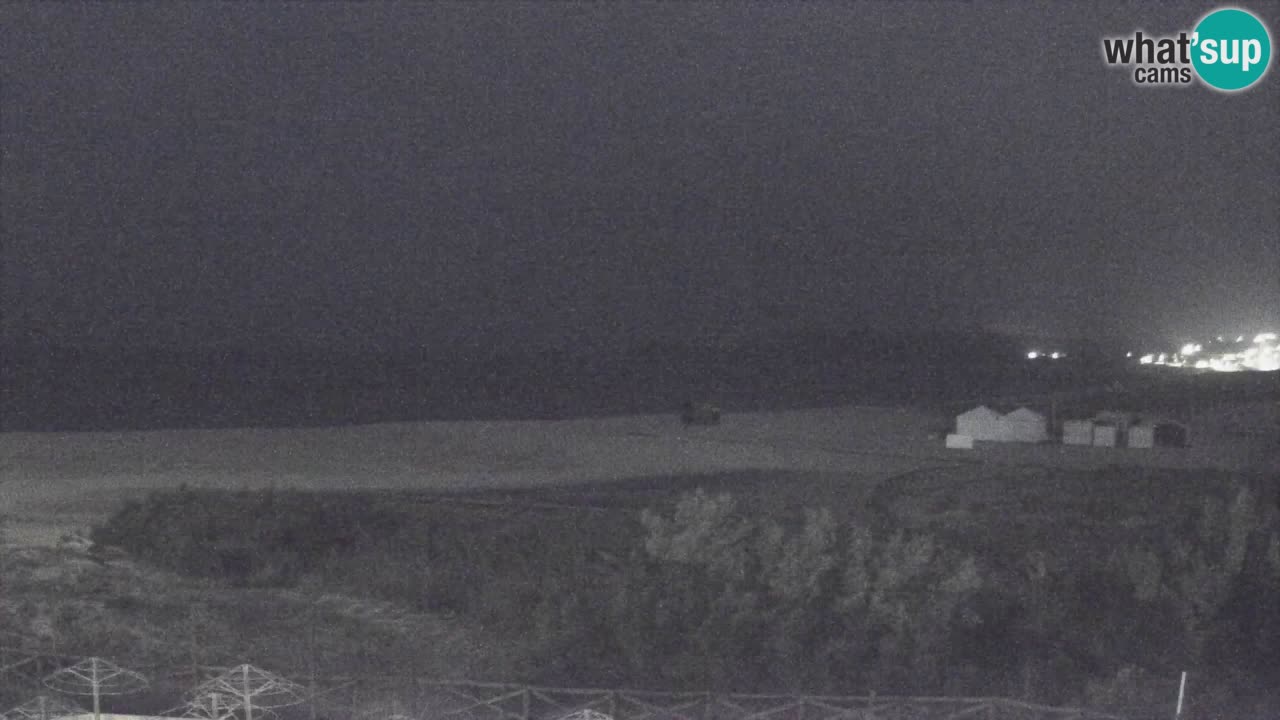 Cámara web Torre dei Corsari – Vista en directo de la playa desde Punta Usai
