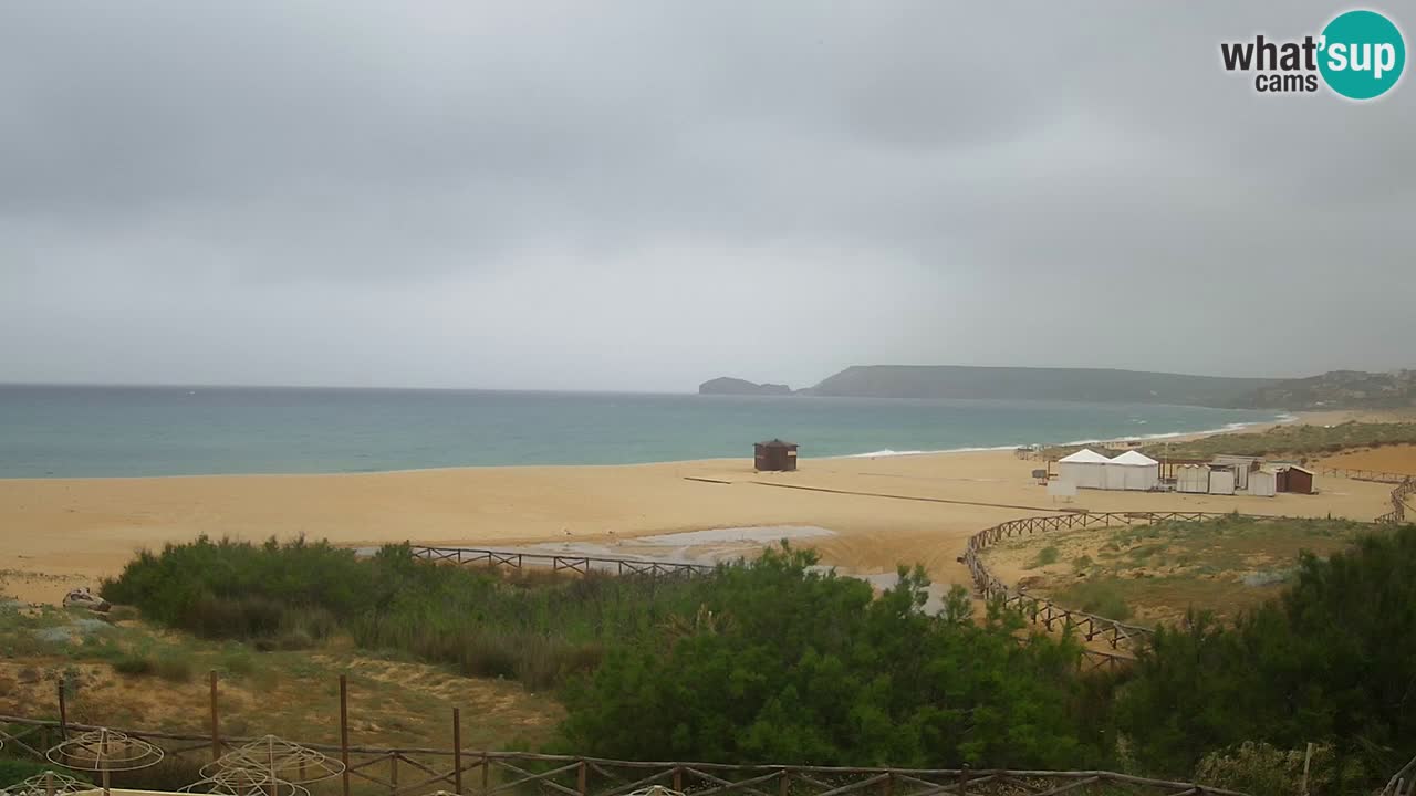 Webcam Torre dei Corsari – Vista live sulla spiaggia da Punta Usai