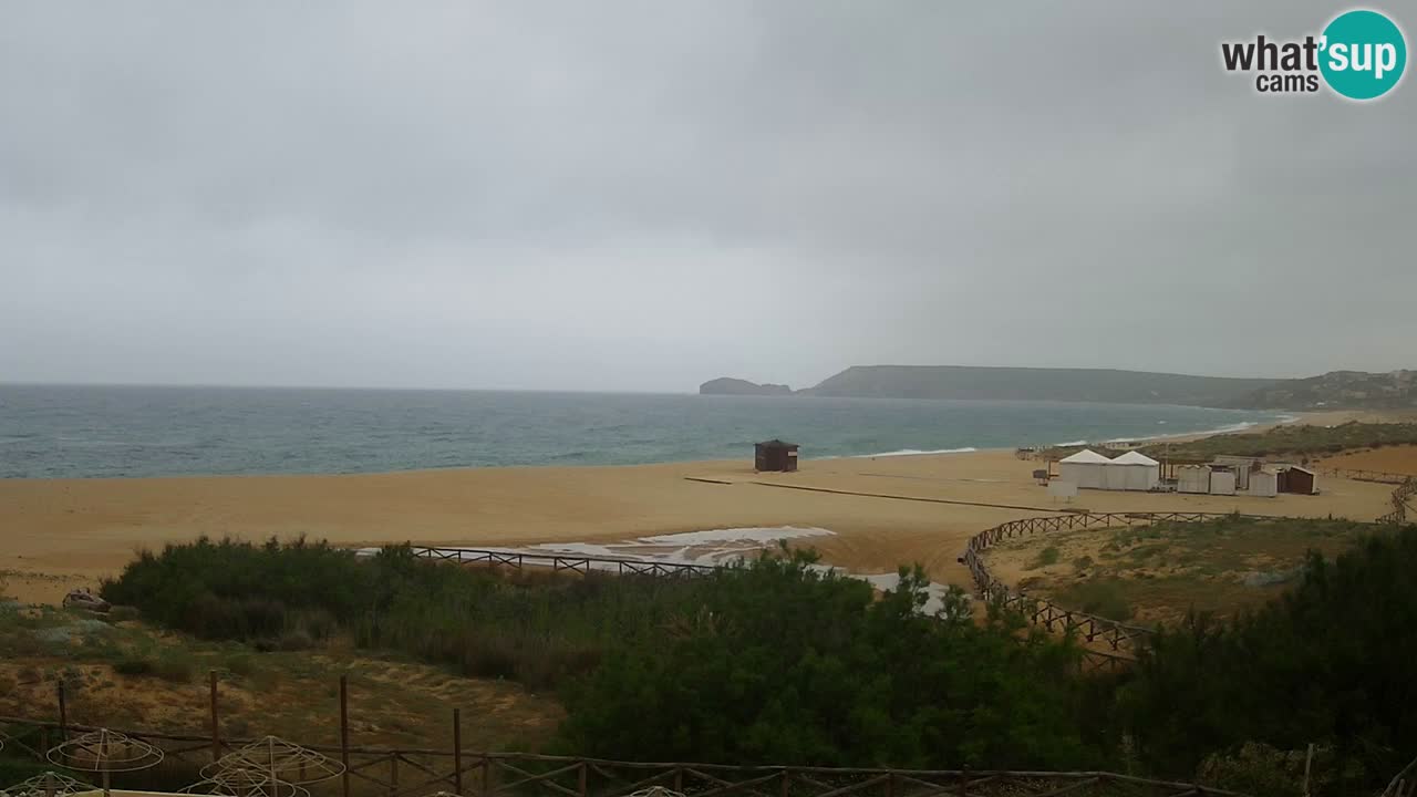 Cámara web Torre dei Corsari – Vista en directo de la playa desde Punta Usai