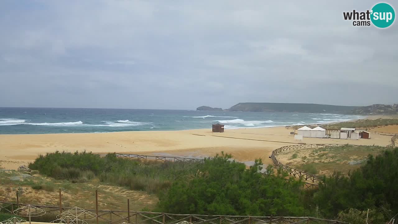 Webcam Torre dei Corsari – Vue en direct sur la plage depuis Punta Usai