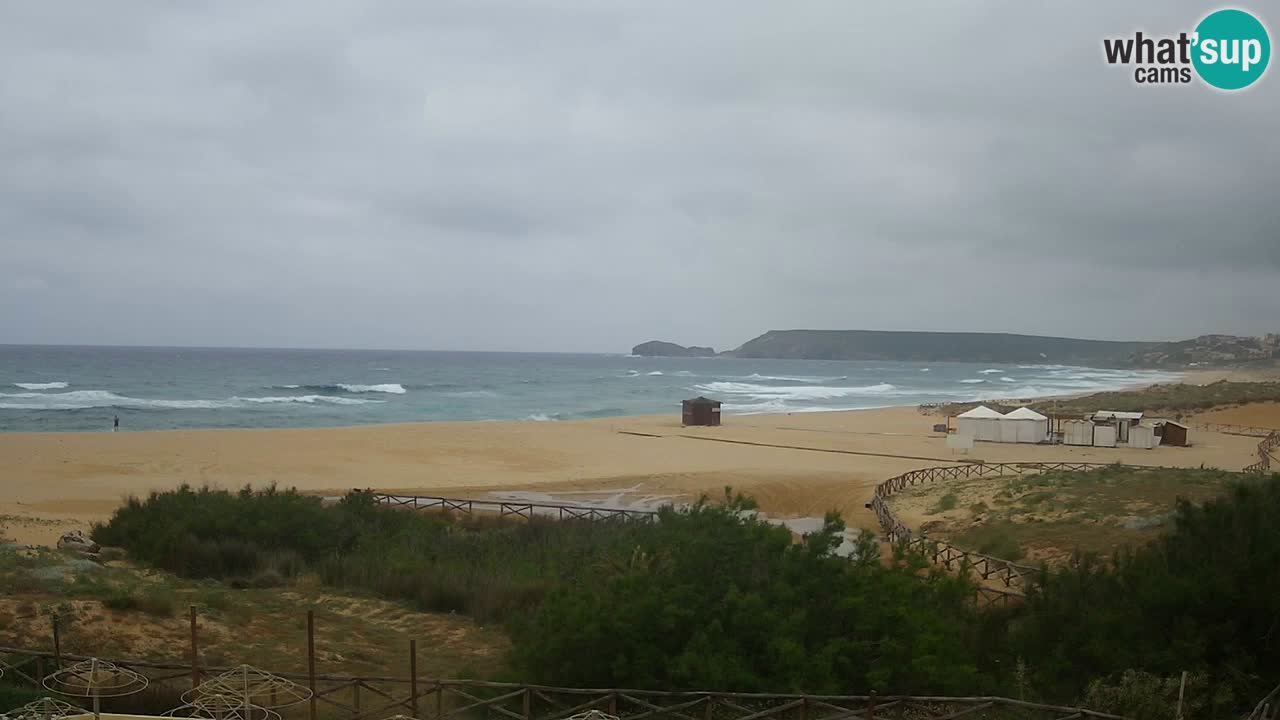 Webcam Torre dei Corsari – Vista live sulla spiaggia da Punta Usai